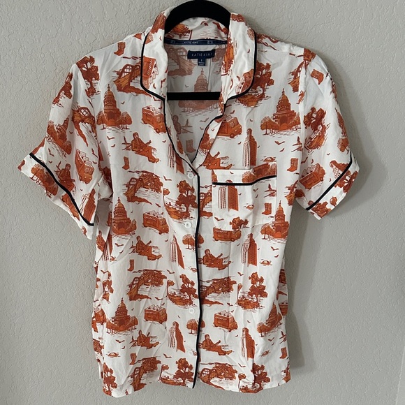 Katie Kime Other - Katie Kime Texas Pajama Set with Travel Bag